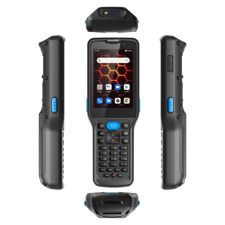 UNIWA V350 Handheld Rugged 2D Barcode Scanner, 4GB+64GB, 3.5 inch Android 12 Mediatek MT6761 Quad Core, T9 Keyboard, NFC, Network: 4G