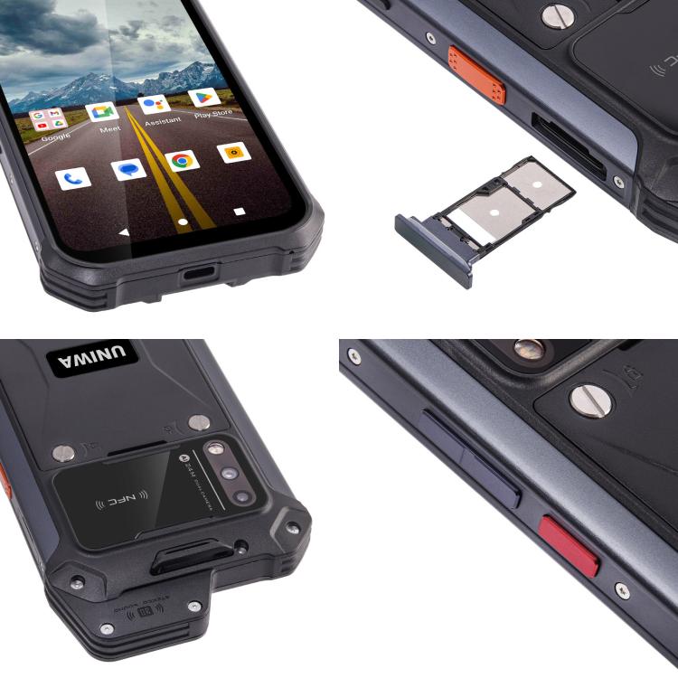 UNIWA W999 Rugged Phone, 8GB+128GB, 6.3 inch Android 13 Mediatek MT6789 Helio G99 Octa Core, NFC, Network: 4G
