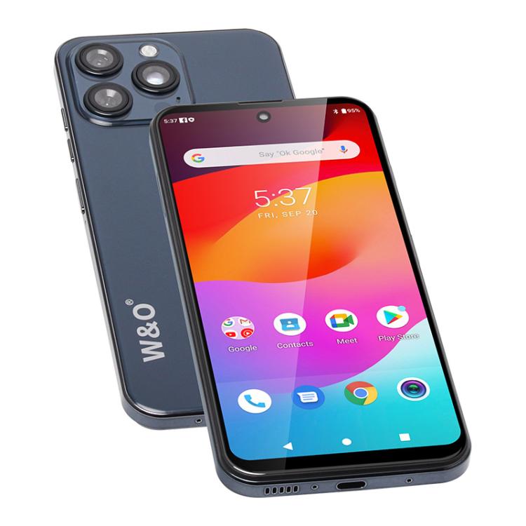 W&O X200 Pro, 4GB+128GB, 6.8 inch Android 10 Mediatek MT6765 Helio P35 Octa Core, Network: 4G