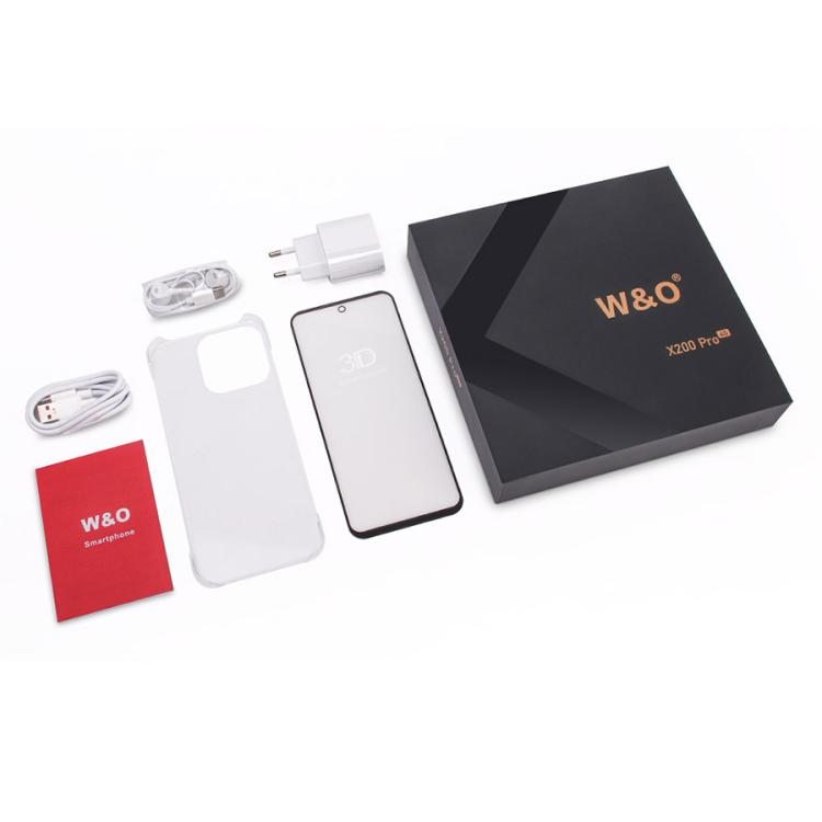 W&O X200 Pro, 4GB+128GB, 6.8 inch Android 10 Mediatek MT6765 Helio P35 Octa Core, Network: 4G