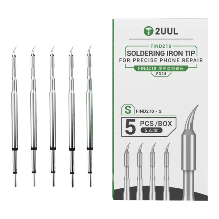 2uul 5 in 1 Soldering Iron Tips for Most C210 Soldering Station