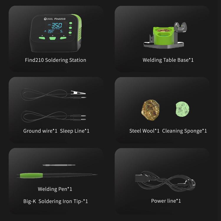 2uul FD01 Find210 60W High-Power AC Transformer Soldering Station