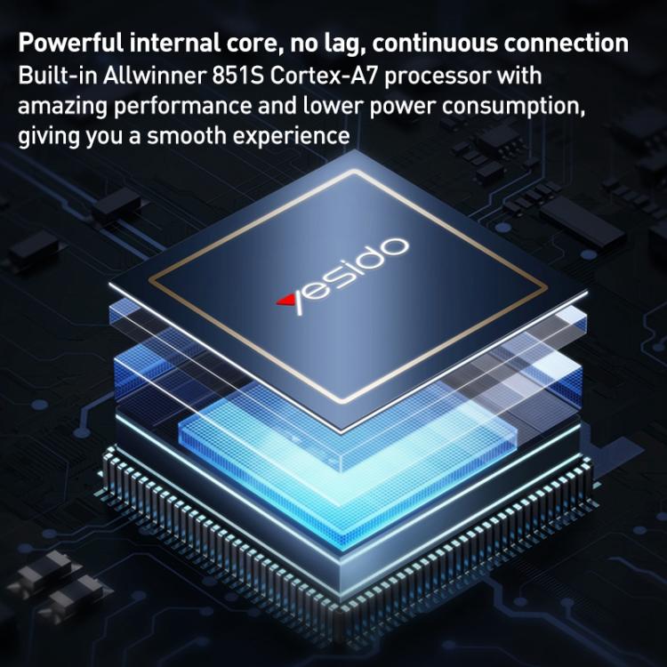 Yesido KM23 Wireless CarPlay with USB to Type-C Adapter