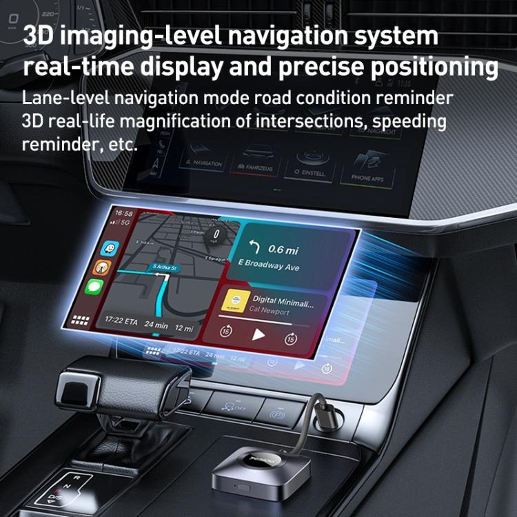 Yesido KM23 Wireless CarPlay with USB to Type-C Adapter