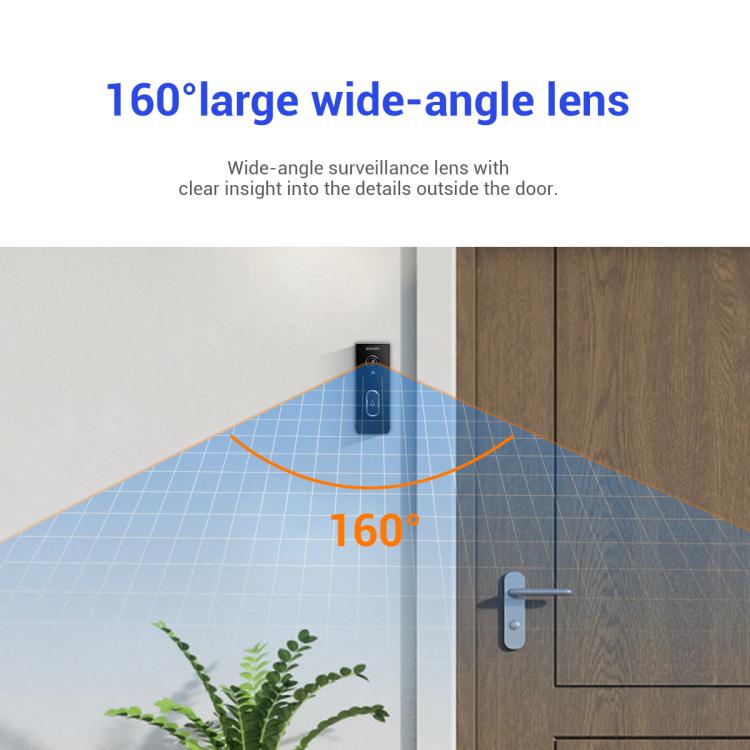 ESCAM V5 TUYA 1080P Intelligent Two-Way Voice Night Vision Wireless Doorbell