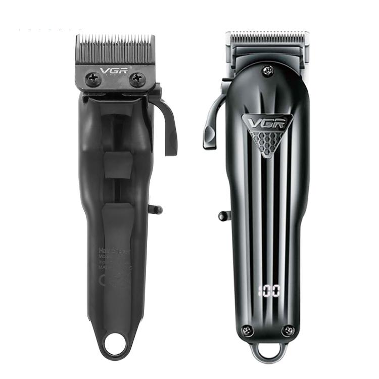 VGR VGR-282 4-gear Fine-tuning Digital Display USB Electric Hair Clipper