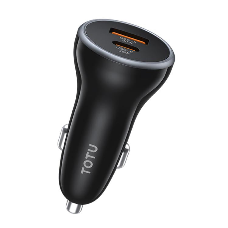 TOTU CC-5 65W USB-A and USB-C / Type-C Dual Ports Fast Charging Car Charger
