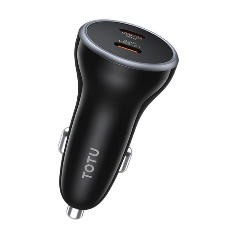 TOTU CC-6 60W USB-C / Type-C Dual Ports Fast Charging Car Charger