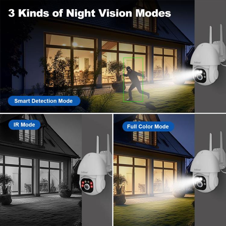 SriHome NVS001E-IPC039B 5MP 8CH HD NVR Wireless Cameras Set