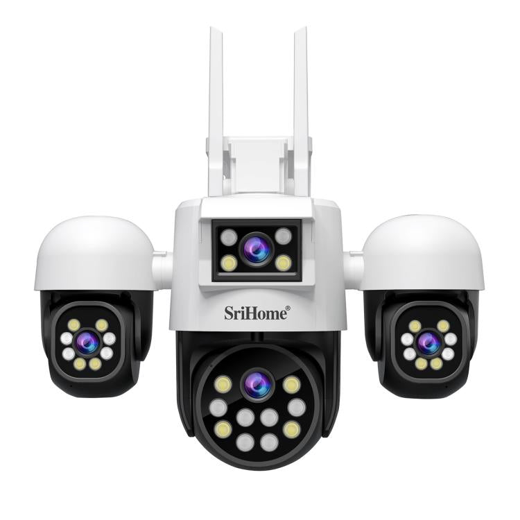 SriHome SH069 8MP 3X Digital Zoom HD Quad-lens Security Camera