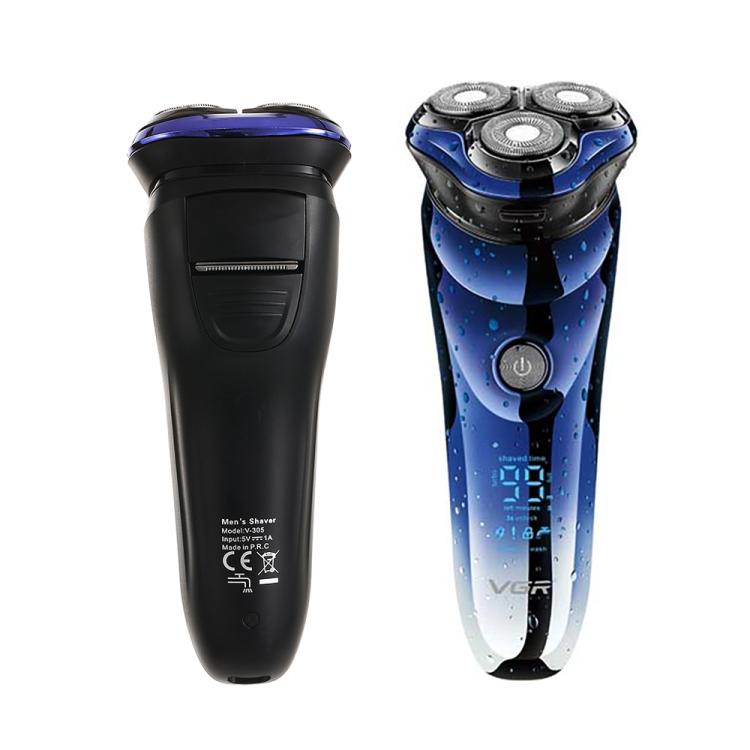 VGR V-305 Rotating Three-blade IPX7 Men Electric Shaver