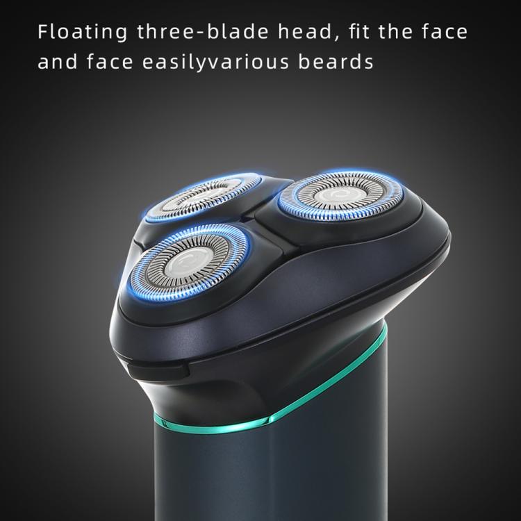 VGR V-310 Digital Display Three-blade IPX7 Electric Shaver