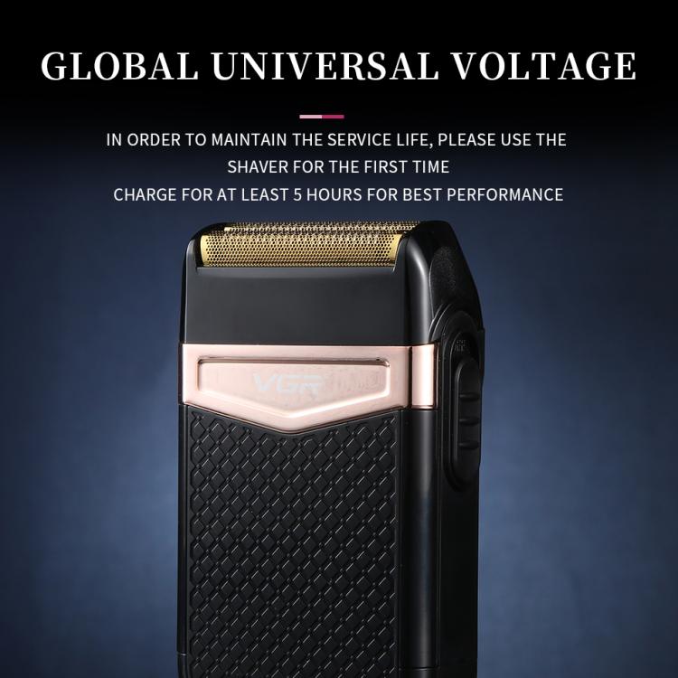 VGR V-331 Reciprocating Rotary 2 Cutter Head IPX4 Electric Shaver