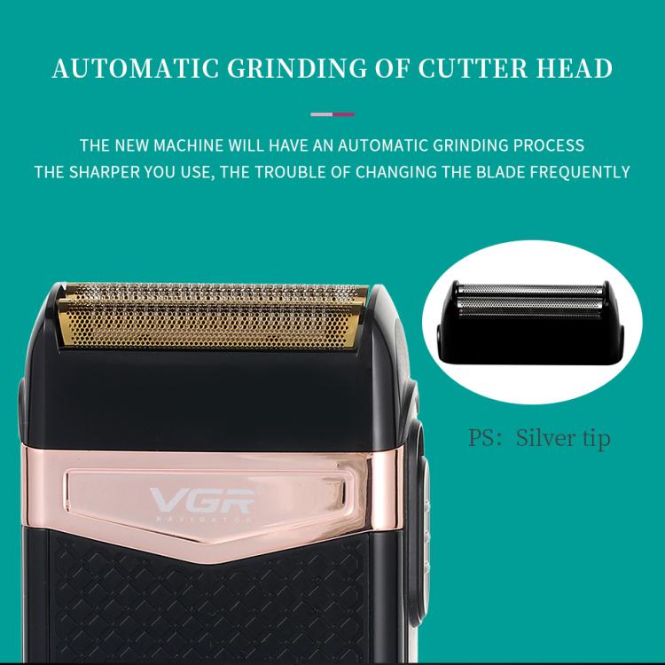 VGR V-331 Reciprocating Rotary 2 Cutter Head IPX4 Electric Shaver