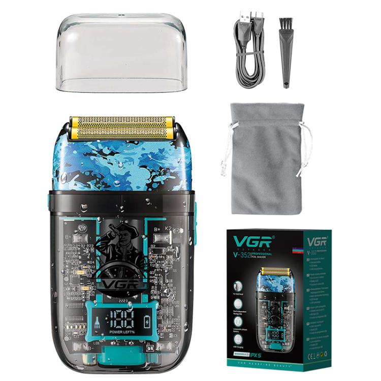VGR V-352 Double Cutter Head Portable Electric Foil Shaver
