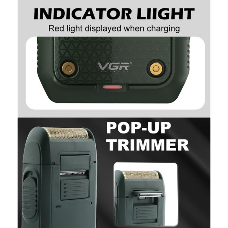 VGR V-353 Floating Cuttter Head Portable Electric Shaver