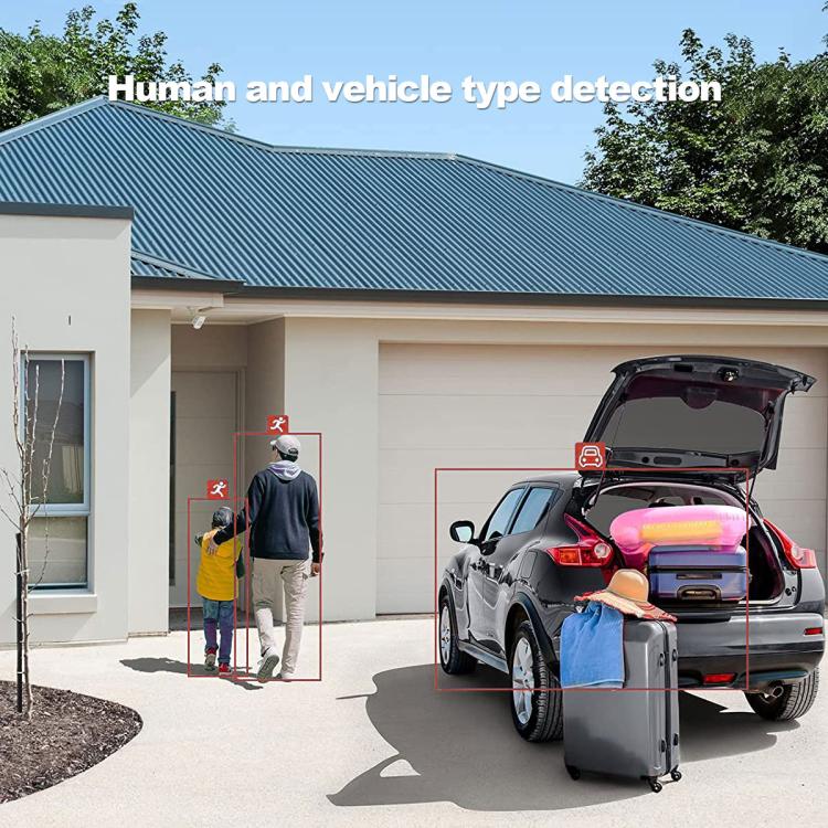 SriHome SH055 8MP HD Multi-lens 5X Optical Zoom Lens Panoramic PTZ Dome Camera