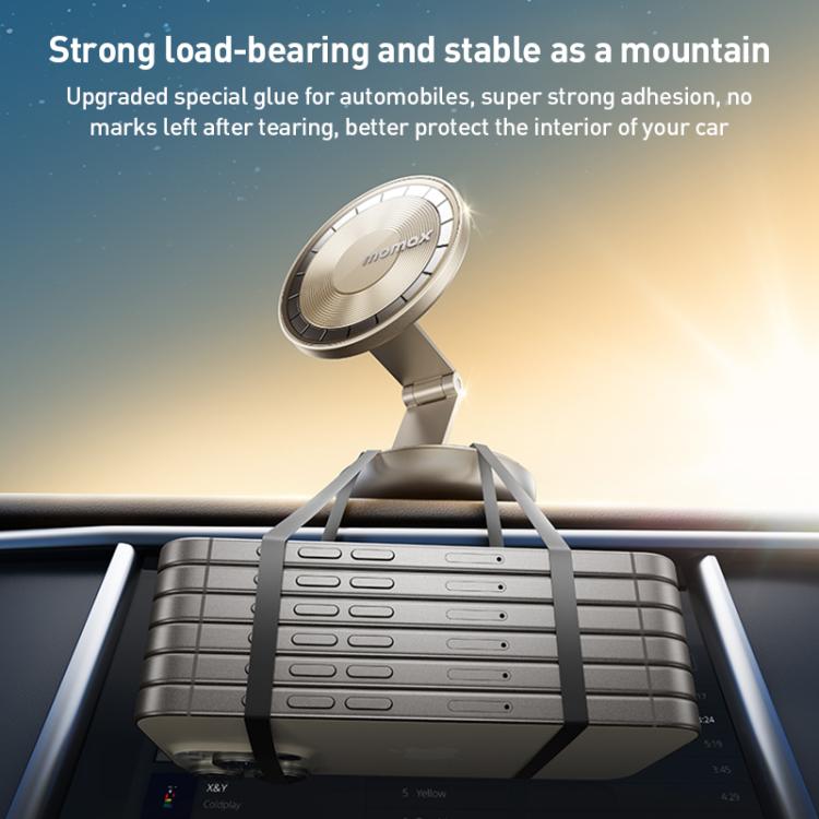 MOMAX CM30 Pac Mount Universal Transparent Magnetic Rotating Car Holder