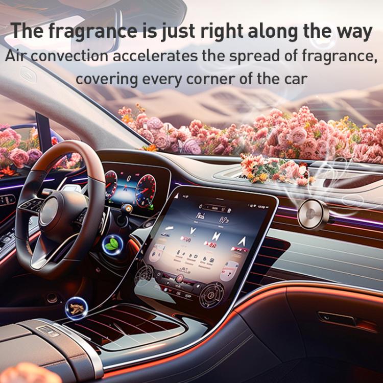 MOMAX CR12 1-Car Relaxaire Small Ring Aluminum Alloy Air Outlet Aromatherapy