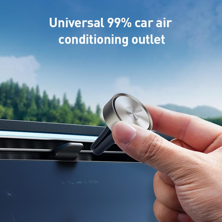 MOMAX CR12 1-Car Relaxaire Small Ring Aluminum Alloy Air Outlet Aromatherapy