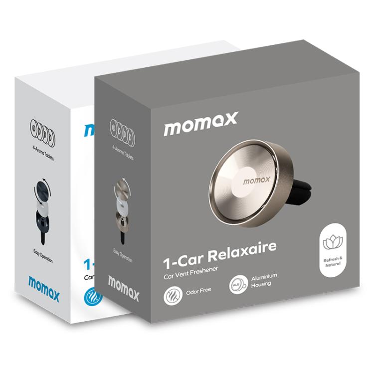MOMAX CR12 1-Car Relaxaire Small Ring Aluminum Alloy Air Outlet Aromatherapy