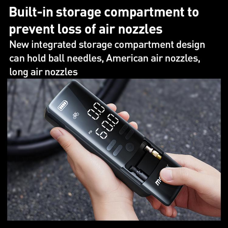 MOMAX CR16D 1-Move Support Car Digital Display Portable Smart Electric Wireless Air Pump