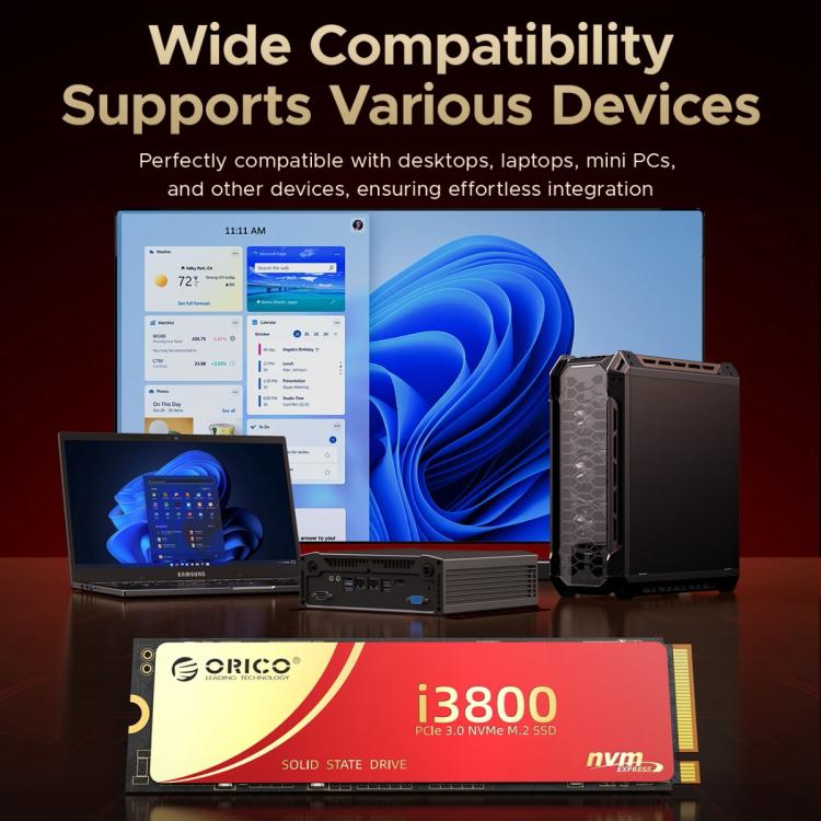 ORICO-i3800 M.2 NVME 2280 SSD
