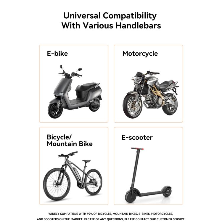 JOYROOM JR-ZS431 360 Rotation Dual Safety lock Bike Phone Mount