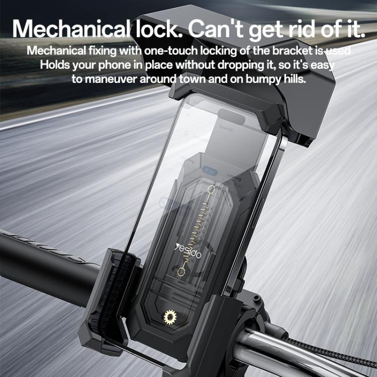 Yesido C331 360 Degree Adjustment Mechanical Locking Bicycle Phone Holder