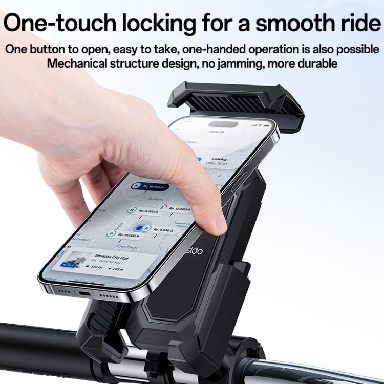 Yesido C331 360 Degree Adjustment Mechanical Locking Bicycle Phone Holder