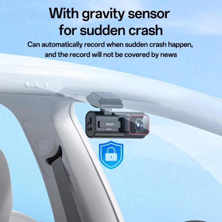 Yesido KM21 1K HD Camera Car Driving Recorder with 1.47 inch Screen