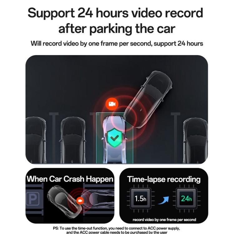 Yesido KM21 1K HD Camera Car Driving Recorder with 1.47 inch Screen