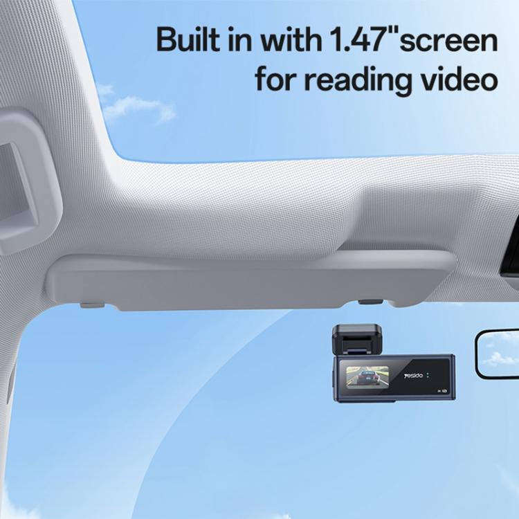 Yesido KM22 1K HD Dual Dash Camera Car Driving Recorder with 1.47 inch Screen