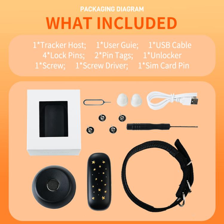 RF-V53 IP67 Waterproof Pet GPS Collar Tracking Device Anti-loss Positioner