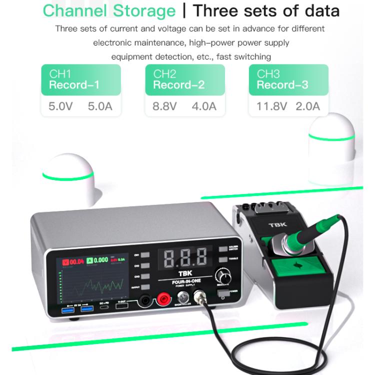 TBK-219 20V / 5A All-purpose Integrated Workstation Power Supply with C210 Soldering Iron