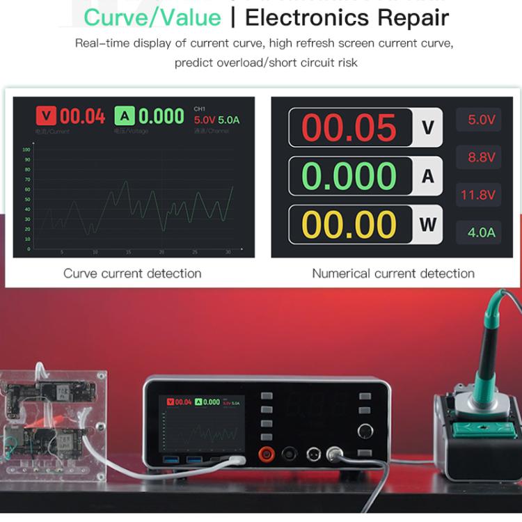 TBK-219 20V / 5A All-purpose Integrated Workstation Power Supply with C210 Soldering Iron