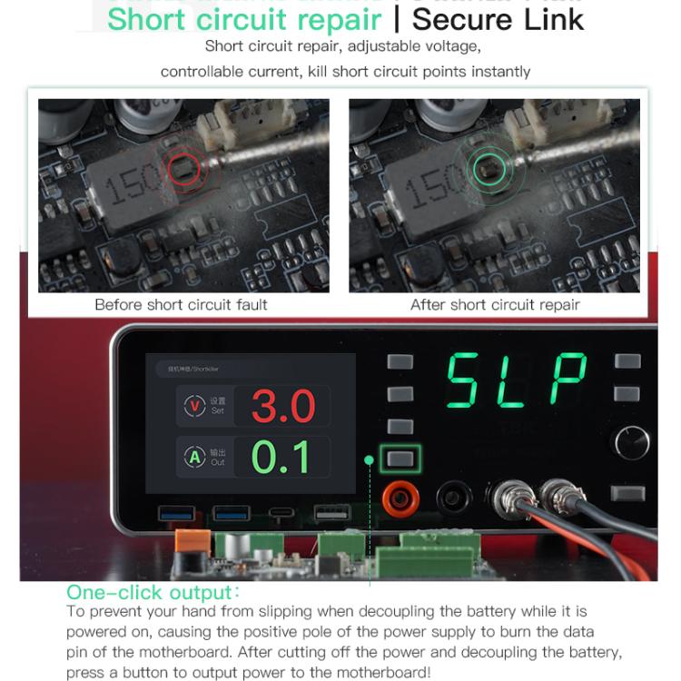TBK-219 20V / 5A All-purpose Integrated Workstation Power Supply with C210 Soldering Iron