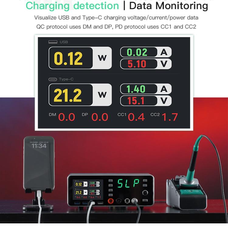 TBK-219 20V / 5A All-purpose Integrated Workstation Power Supply with C210 Soldering Iron