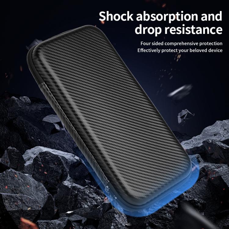Carbon Fiber Full Cover Shockproof Storage Bag