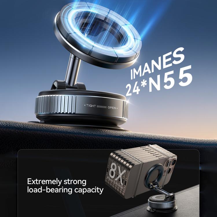 JOYROOM JR-ZS501 Mechanical Suction Cup MagSafe Magnetic Car Phone Holder