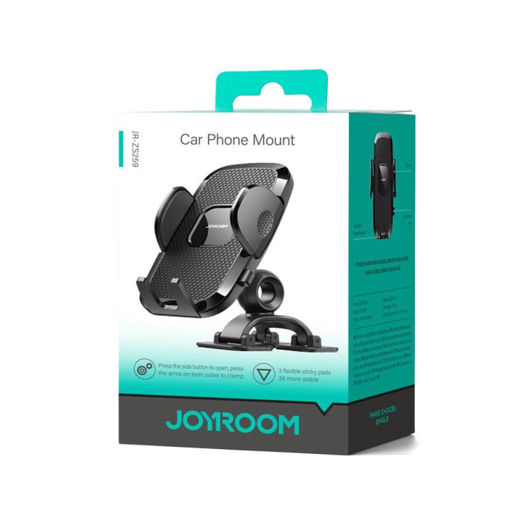 JOYROOM JR-ZS259 Mechanical Triple Adhesion Claw Car Phone Holder