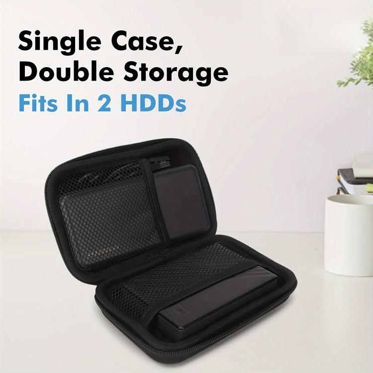 Mobile Hard Drive Data Cable Storage Bag Portable EVA Storage Box