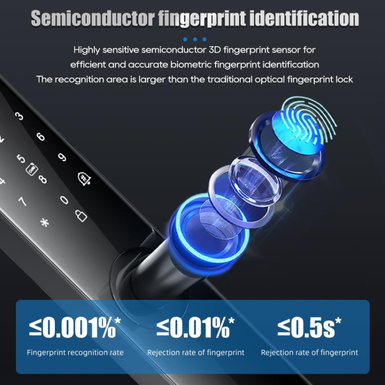 Z17 Tuya Smart WiFi Electronic Fingerprint Password Door Lock