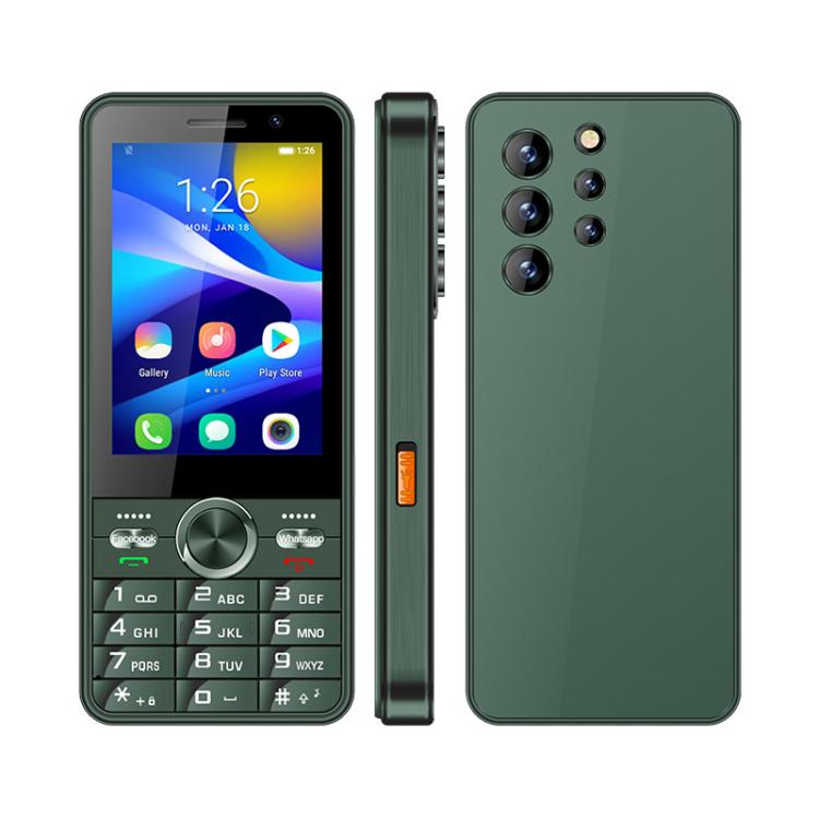 UNIWA XS24 Keypad Phone, 2GB+16GB, 3.5 inch Android 8.1 Mediatek MT6737M Quad Core, Flashlights, Network: 4G, Support Google Store