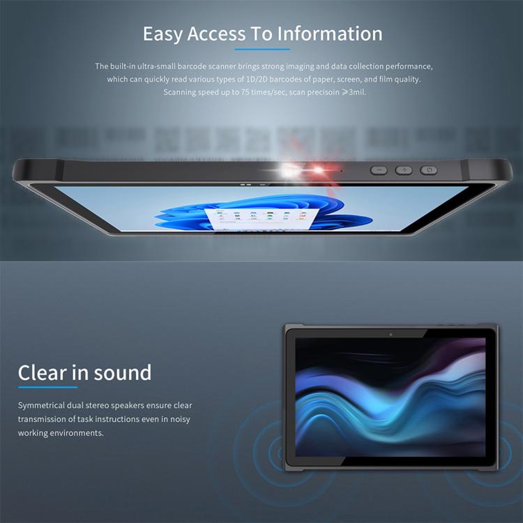 QCOM W1019 Windows 11 Pro Tablet PC, 8GB+128GB, 10.1 inch Qualcomm SC7180 Kryo 468 8C8T Octa Core, Network: 4G, OTG