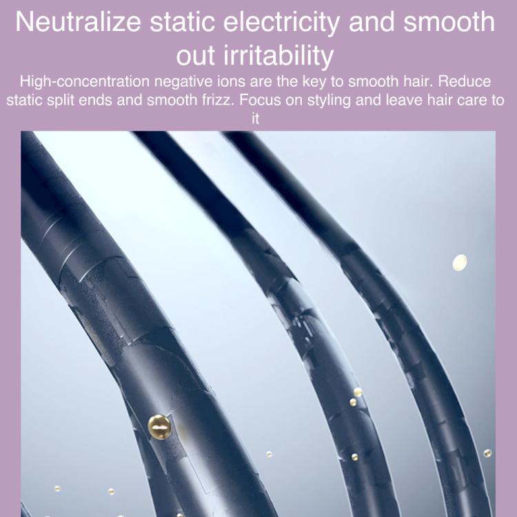 K-SKIN KD382B Negative Ion Hair Care Type-C Wireless Hair Straightening Comb