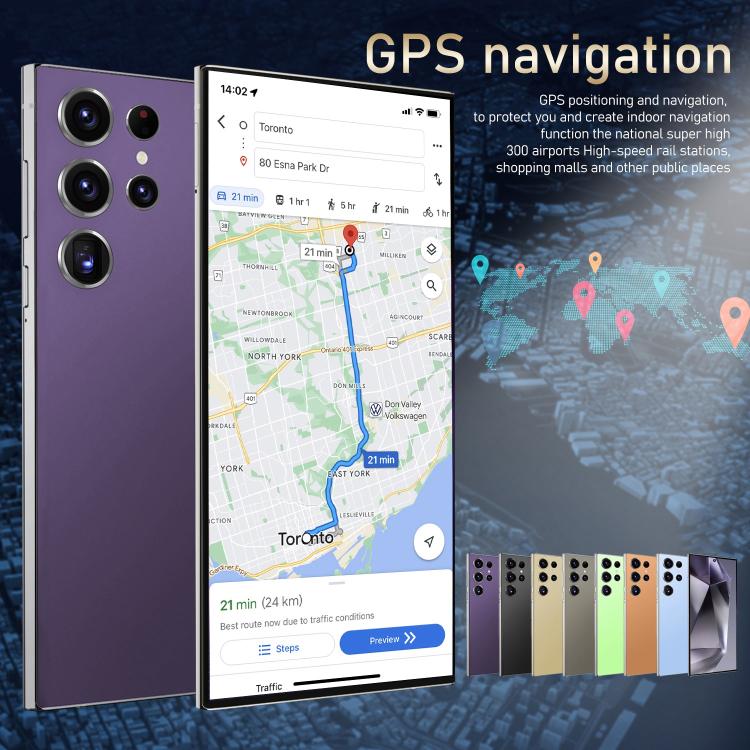 S24 Ultra / S7, 4GB+128GB, 6.75 inch Android 10 MTK6750 Octa Core, Network: 4G, Dual SIM