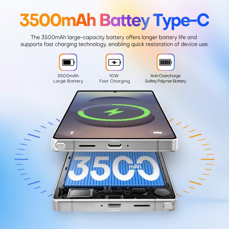 S25 Ultra / Q25, 4GB+64GB, 6.75 inch Android 12 MTK6762 Octa Core, Network: 4G, Dual SIM, with Stylus Pen