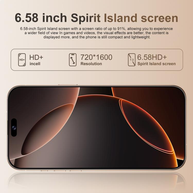 A16 Pro Max / PDA89-B, 4GB+64GB, 6.58 inch Android 10 MTK6739 Quad Core, Network: 4G, OTG, Dual SIM