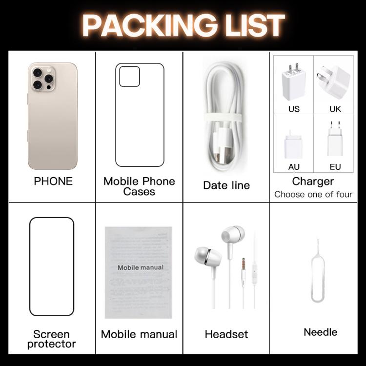 I16 Pro Max / PDQ6, 4GB+64GB, 6.58 inch Android 10 MTK6739 Quad Core, Network: 4G, Dual SIM